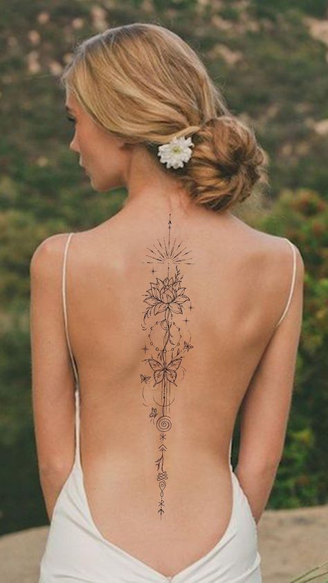 Tatouage dos femme 11