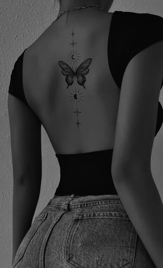 Tatouage dos femme 9