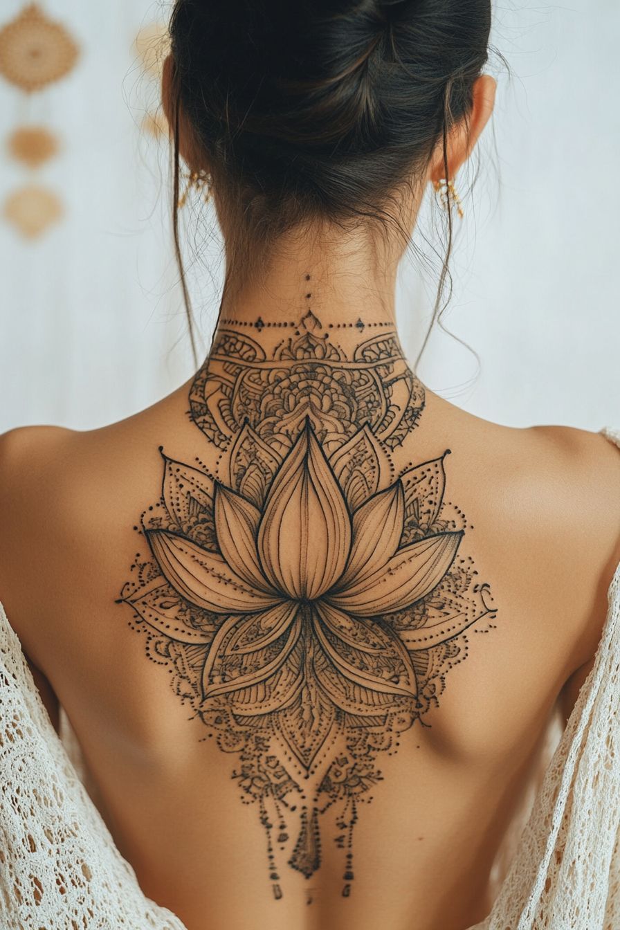 Tatouage dos femme 7