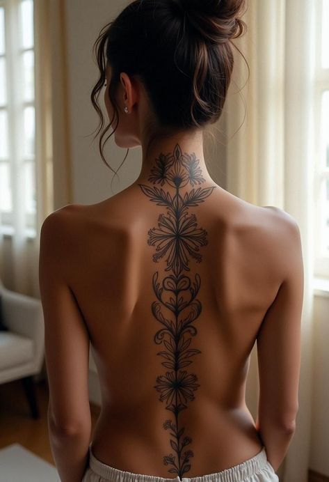 Tatouage dos femme 6