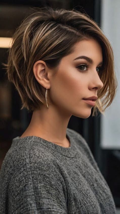 Coupe courte effilée femme moderne 7