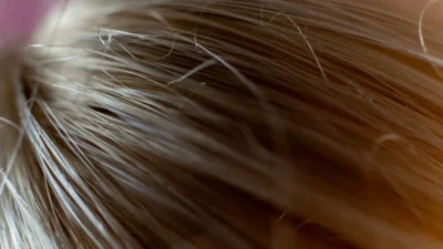 close up of a hair