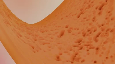 a close up of a person's skin